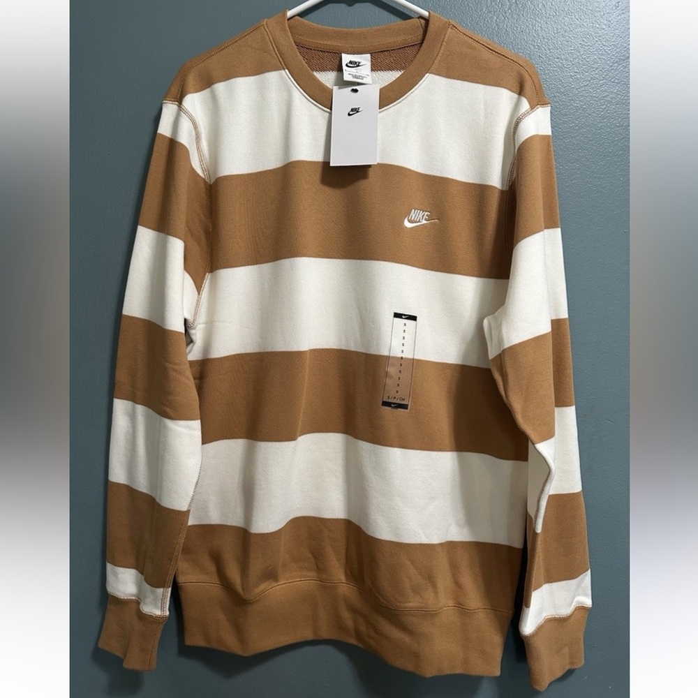 Nike Striped cotton sweatshirt men’s size small
